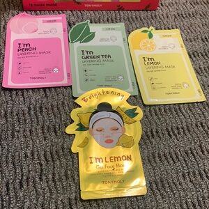Face mask 4pc bundle tonymoly